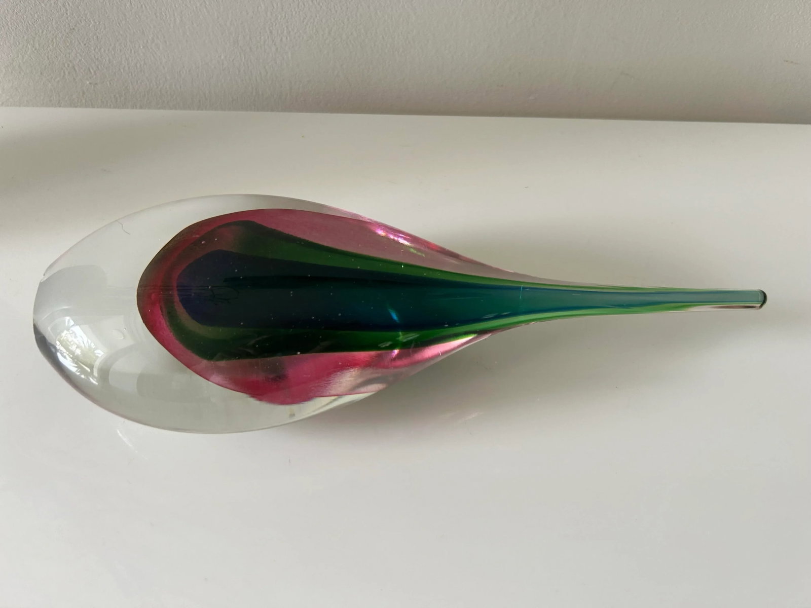 Sommerso Teardrop by Flavio Poli for Seguso Vetri D'Arte, 1960's - 8