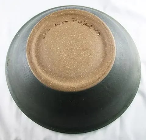 Green Earthenware Mixing Bowls- Set of 4 - 11