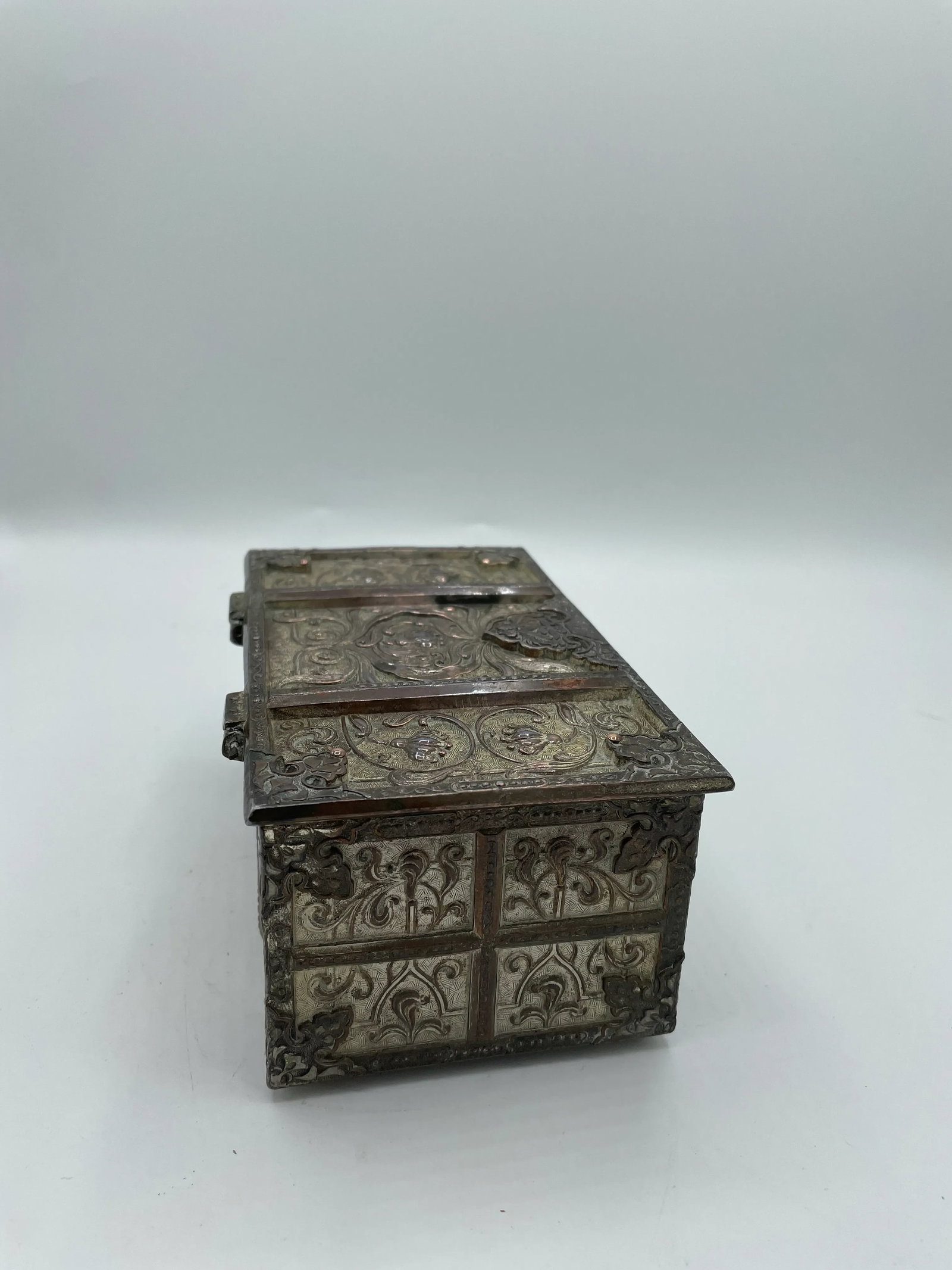 Late 19th Century Art Nouveau Japanese Teak Lined Tea Caddy - 7