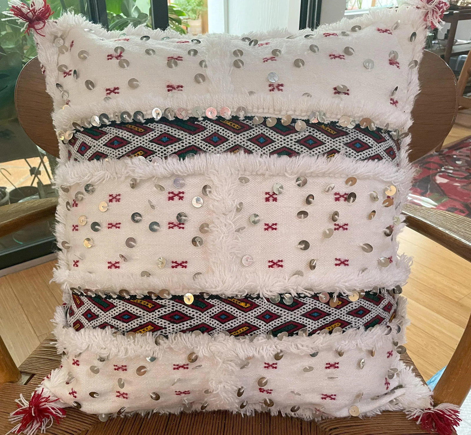 Set of 2 Large Moroccan Pillows - 3
