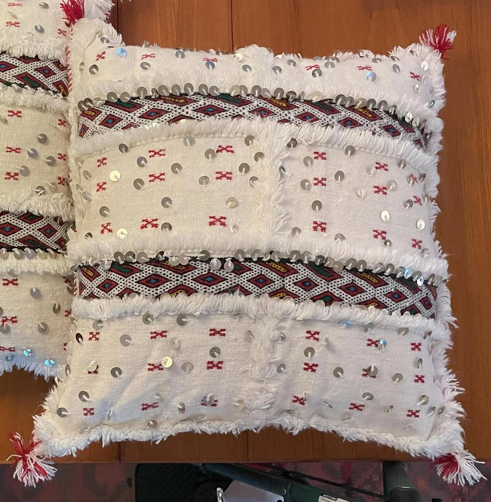 Set of 2 Large Moroccan Pillows - 5