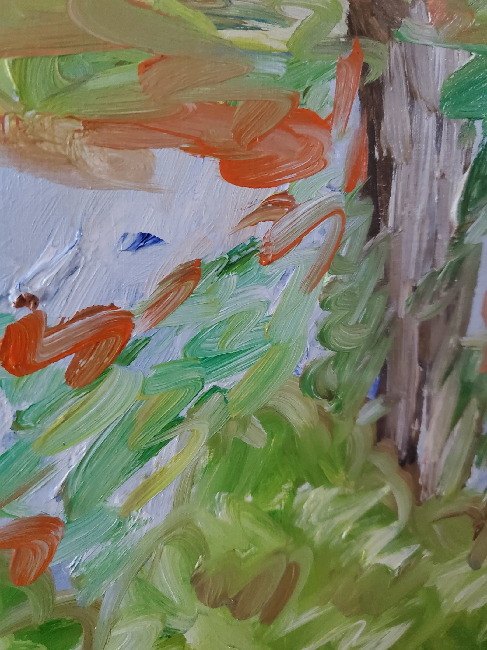 Mori Pierre Oil Painting of Tree, Signed - 3