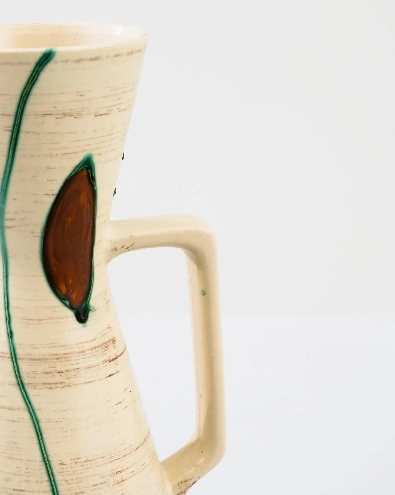 1960s Mid-Century Modern W. Germany Ceramic Vase - 9