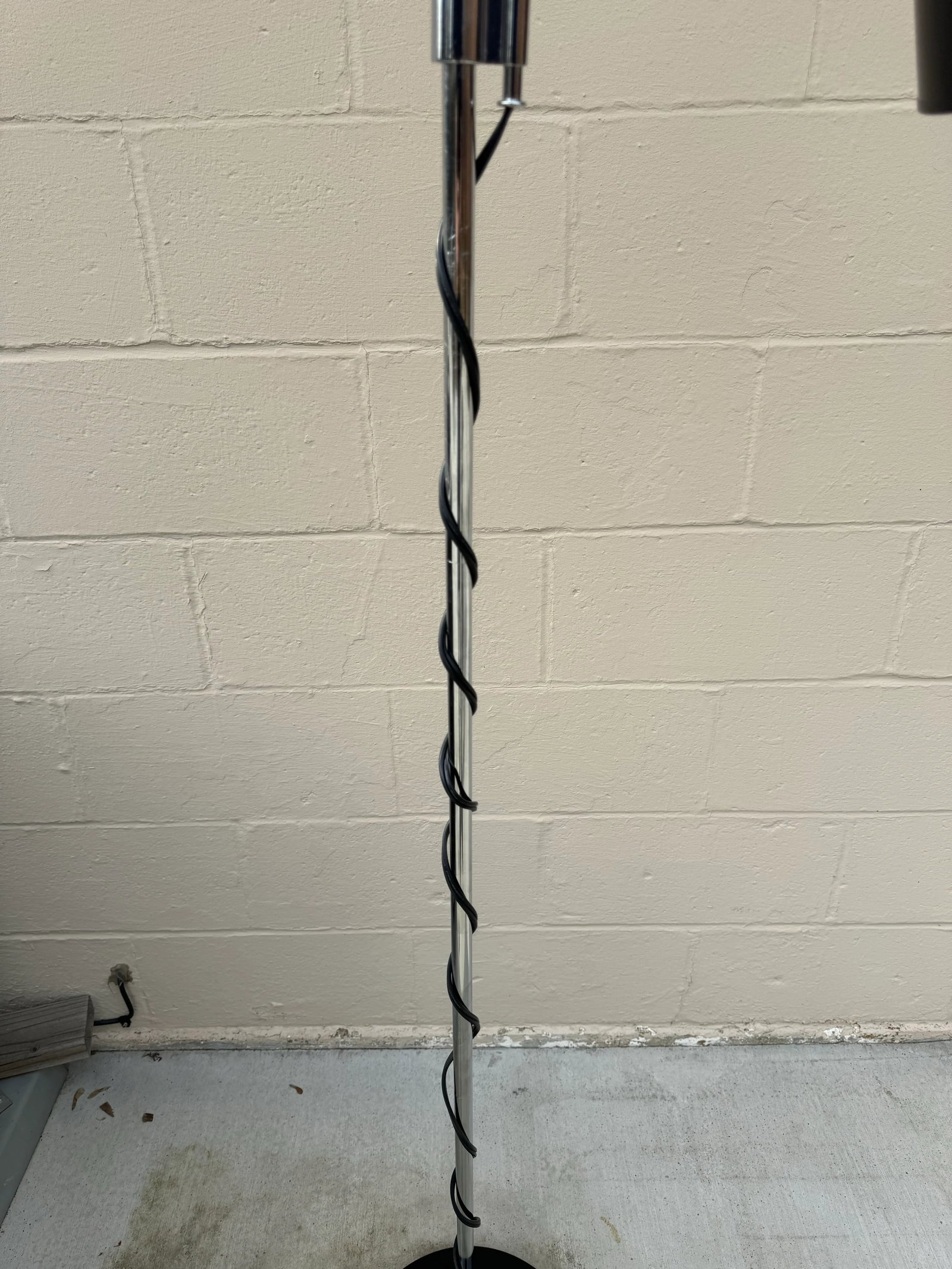 1990's Thomas O'Brien Vintage Modern Black and Chrome Task Lamp - 3