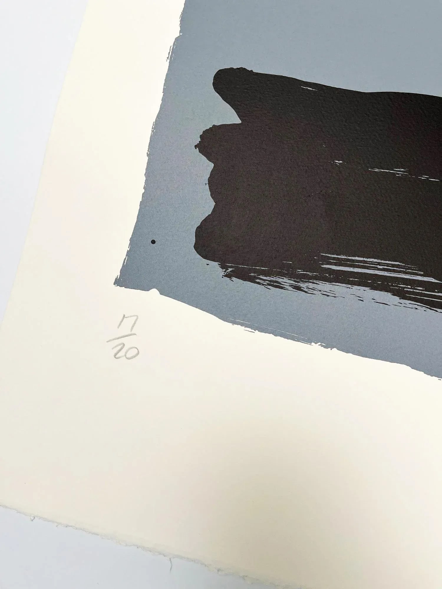 Bruce McLean Abstract Signed and Numbered Screenprint, Pipe Smokers 1984 - 3