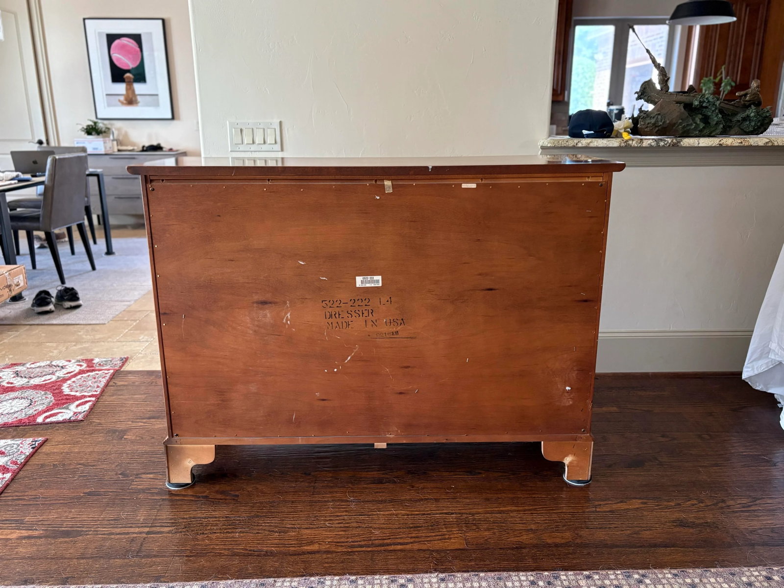 1990s Lexington Solid Cherry Shaker Style Large 11 Drawer Dresser - 9