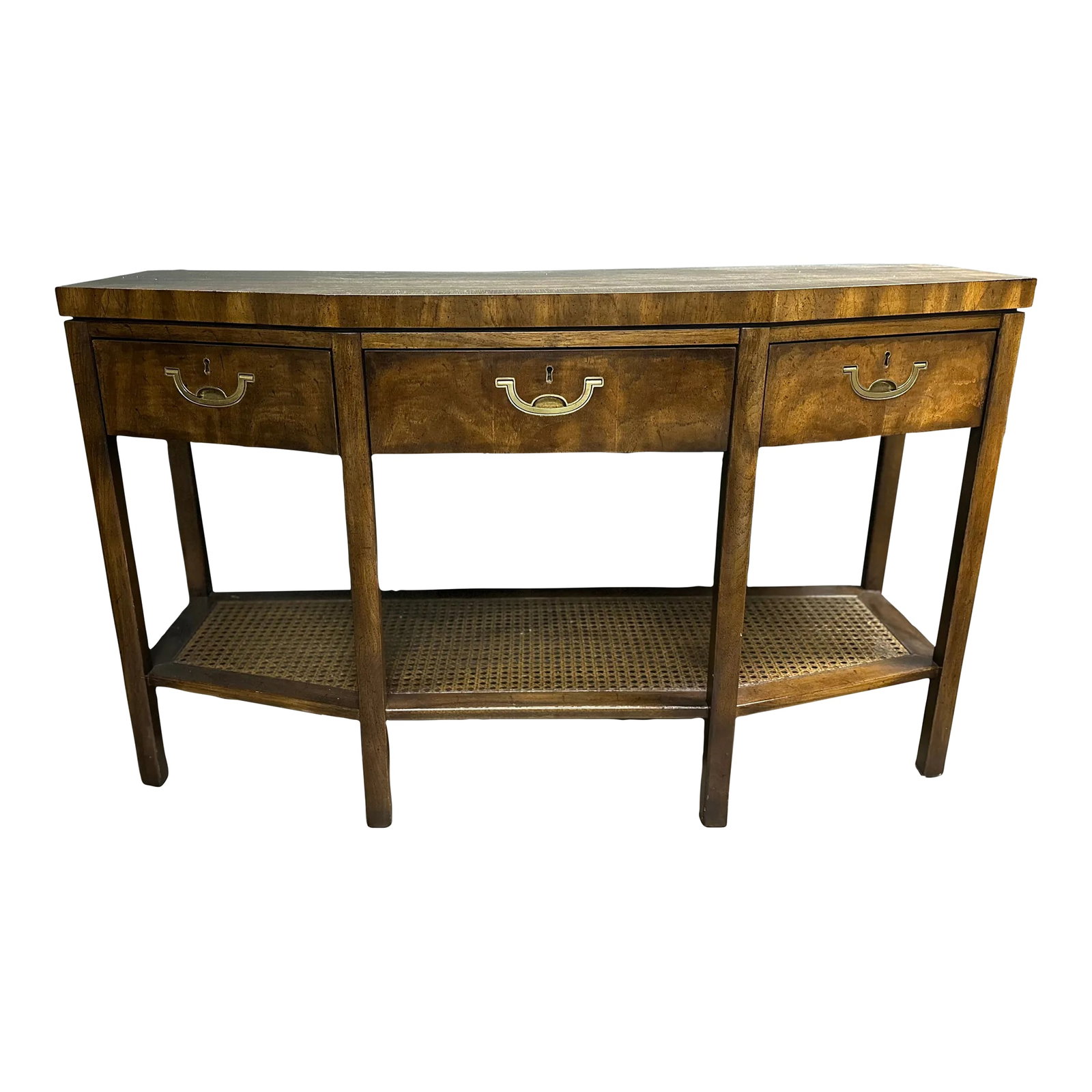 Vintage Drexel Accolade Campaign Style Console Hall Table (1 of 10)