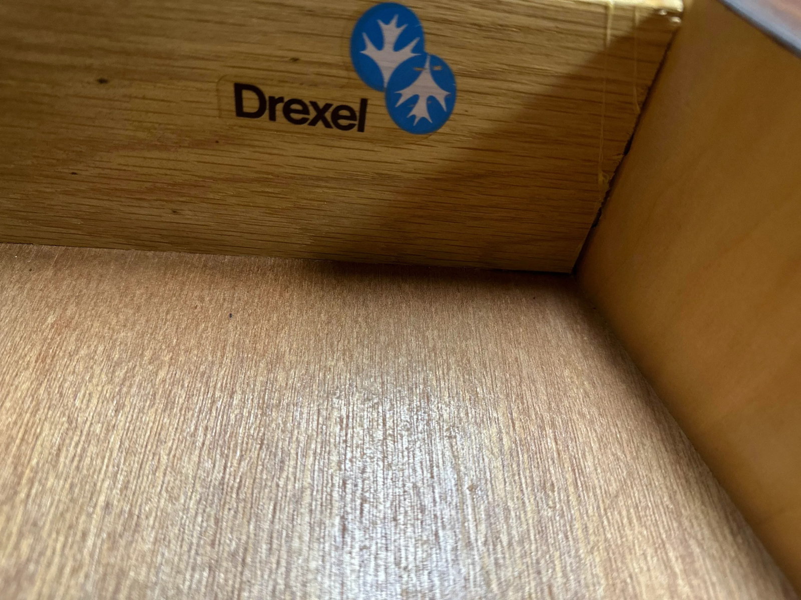Vintage Drexel Accolade Campaign Style Console Hall Table - 3