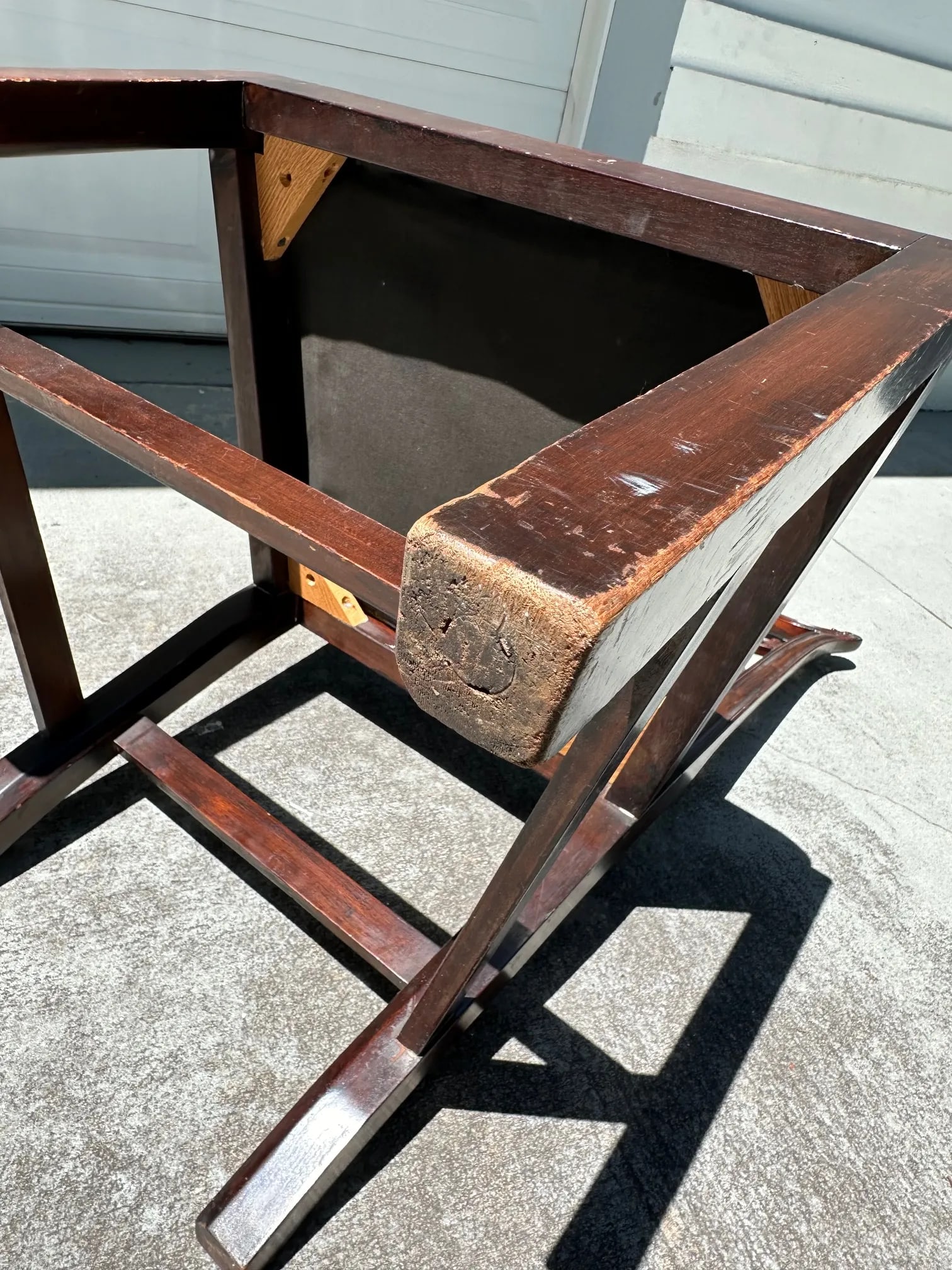 Chippendale Style Ladder Ribbon Back Embroidered Seat Side Chair - 9