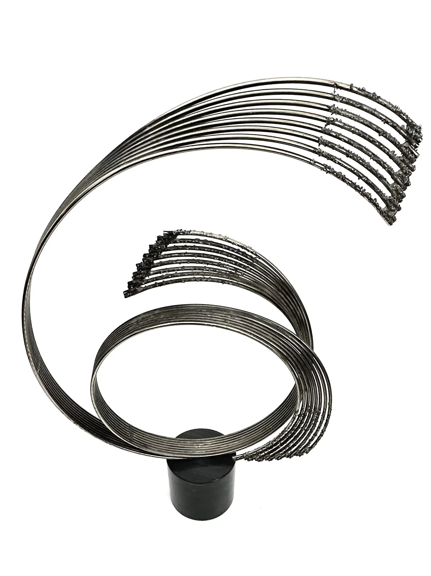 1980s Curtis Jere C1987 Signed Large Metal Sculpture - 5