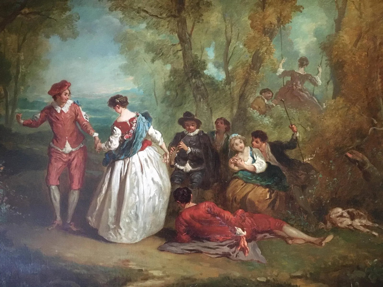 Jean Antoine Watteau, Circle Of, 18th Century Large Old Master Painting, France - 2