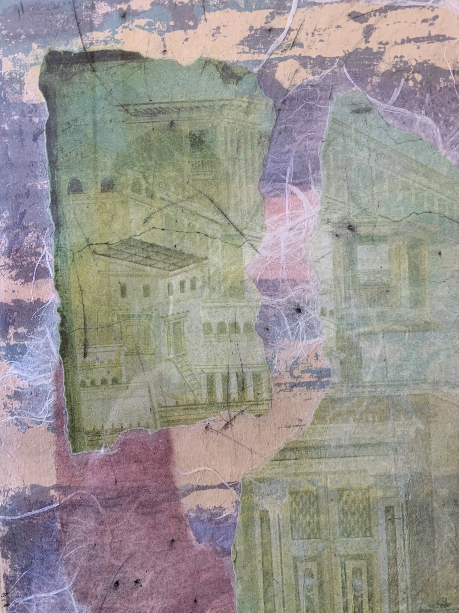 Danielle Desplan Signed Mixed Media Original Print, Framed - 4