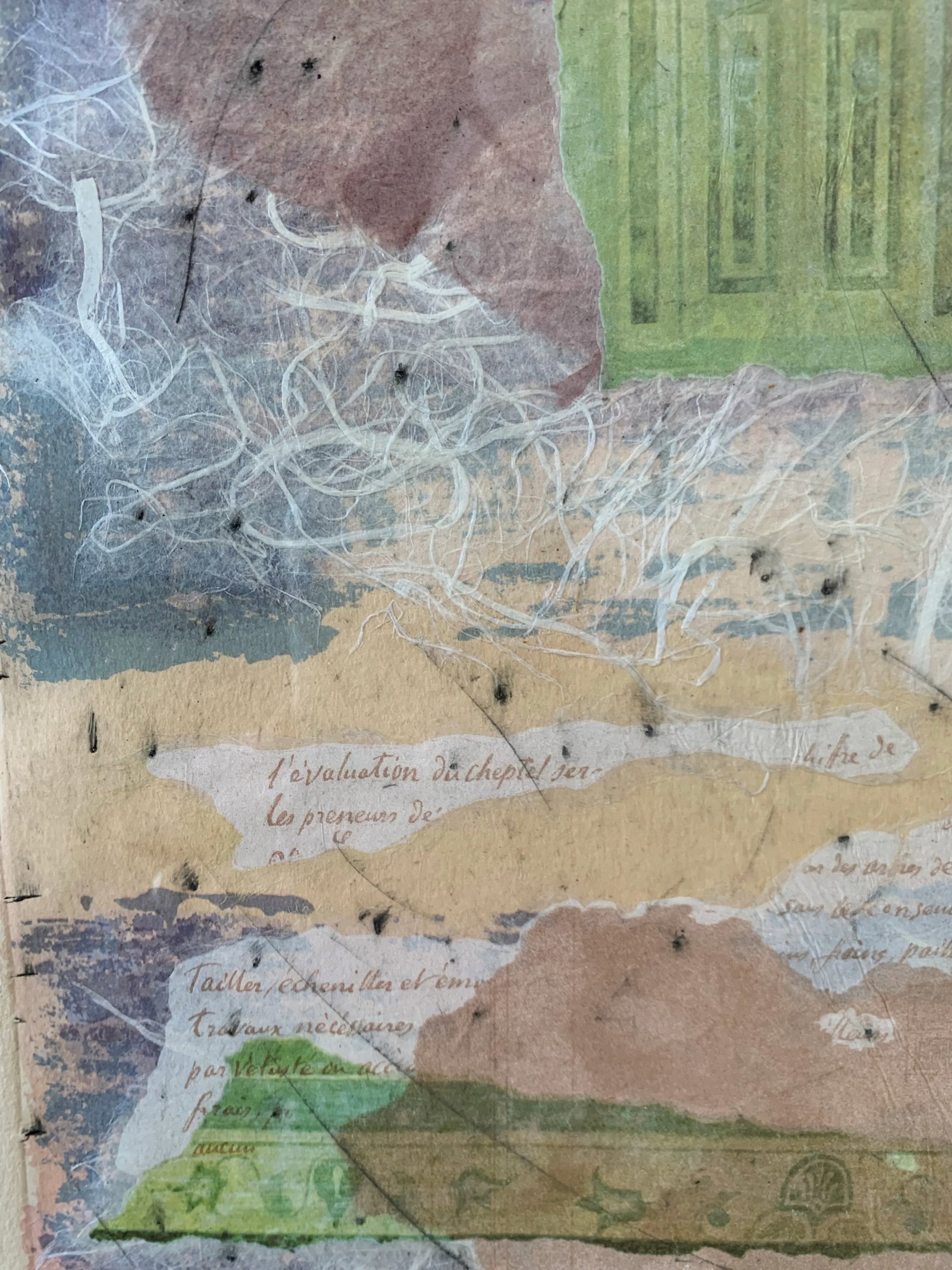 Danielle Desplan Signed Mixed Media Original Print, Framed - 5