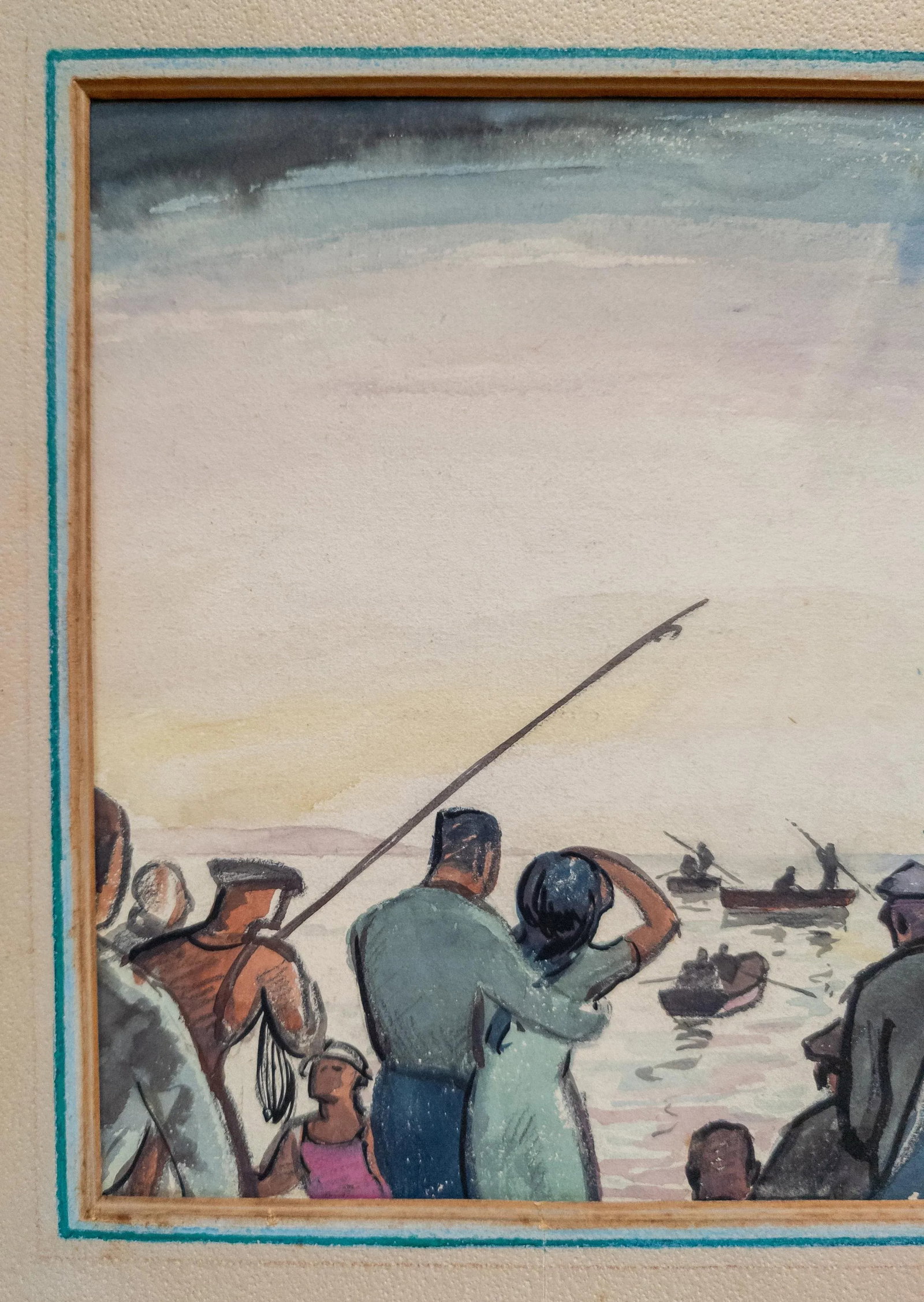 Early 20th Century American Gouache Painting by Albert Hemeryck - 3