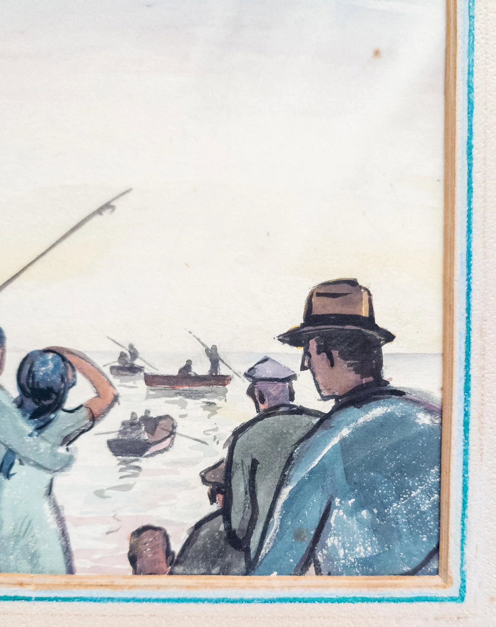 Early 20th Century American Gouache Painting by Albert Hemeryck - 7