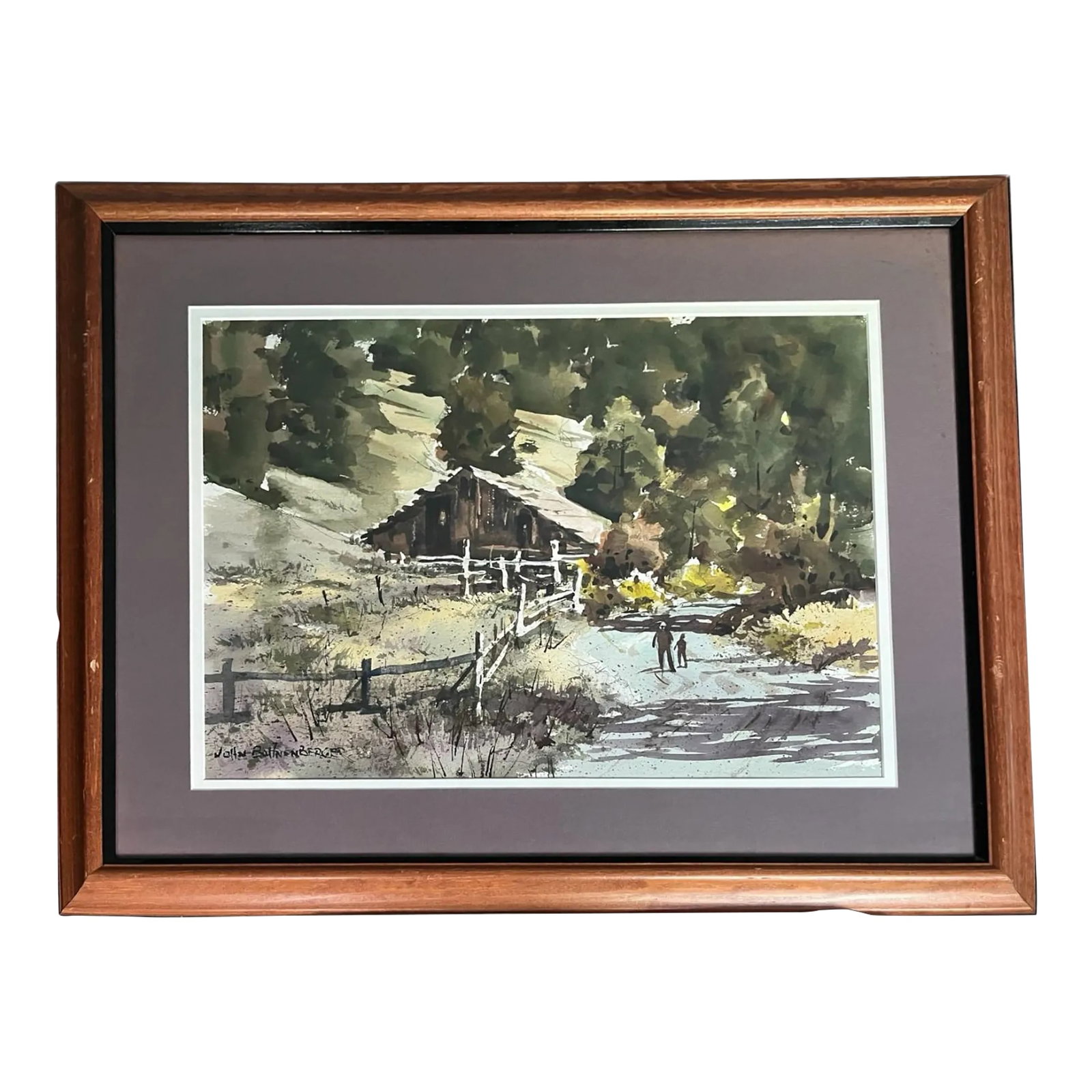 Watercolor Landscape by John Bohnenberger (1926-2012) (1 of 9)