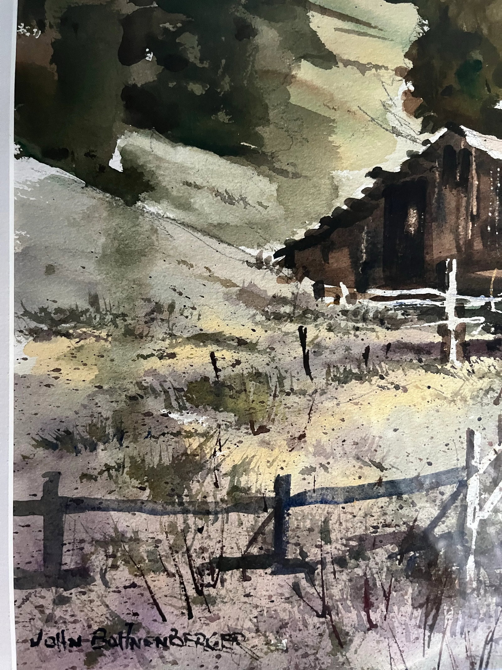 Watercolor Landscape by John Bohnenberger (1926-2012) - 4
