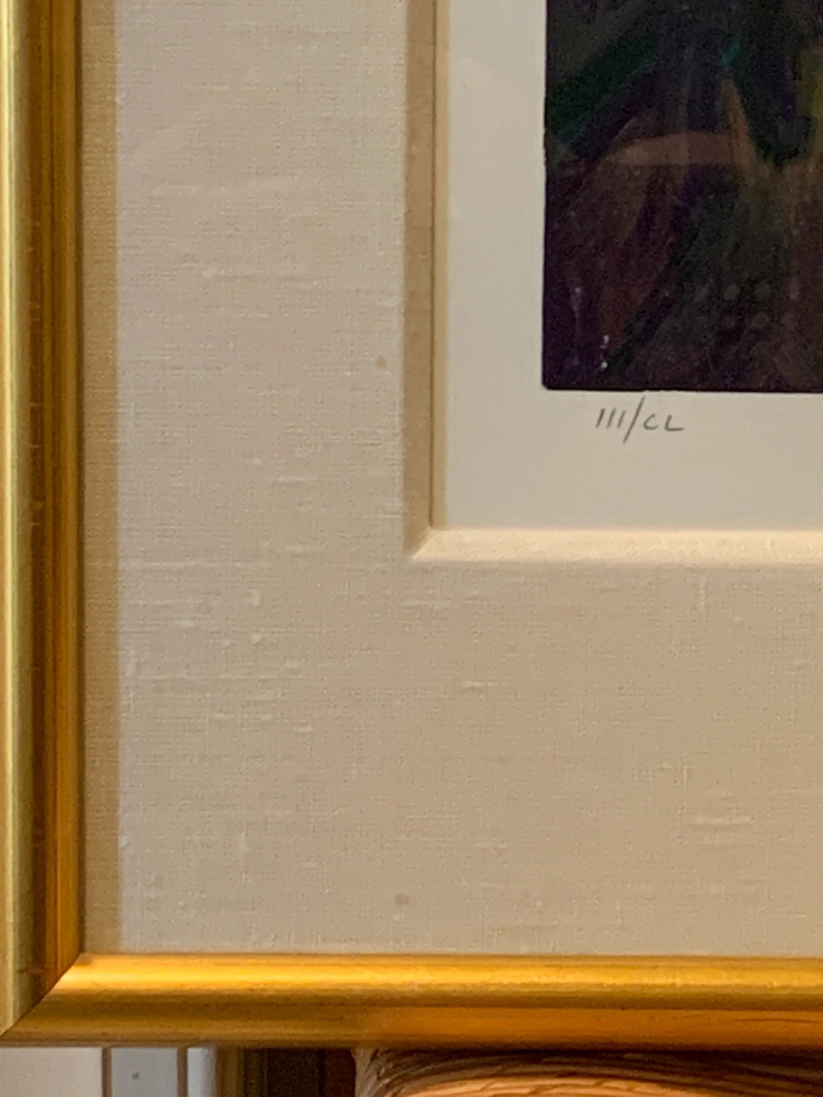 Large Framed Henri Plisson Signed Serigraph - 8