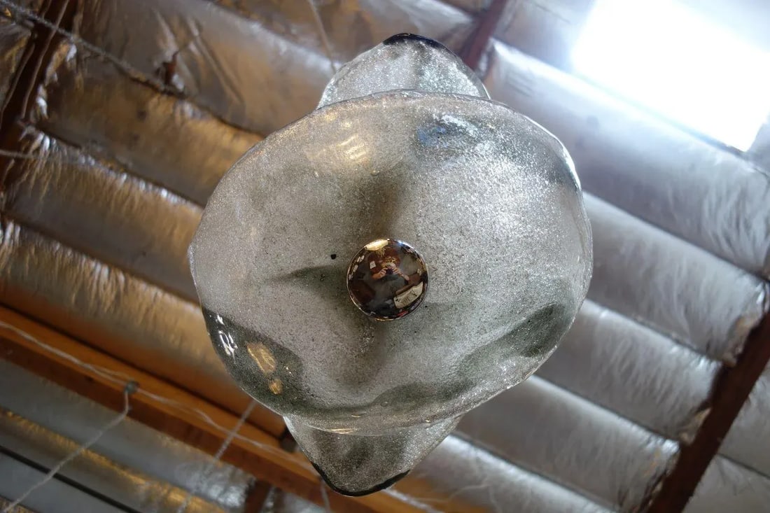 1960s Mid-Century Mazzega Style Italian Murano Pendant - 3