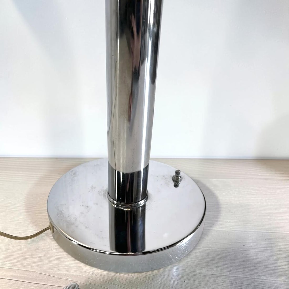 Robert Sonneman Style Chrome Atomic Waterfall Table Lamp - 6
