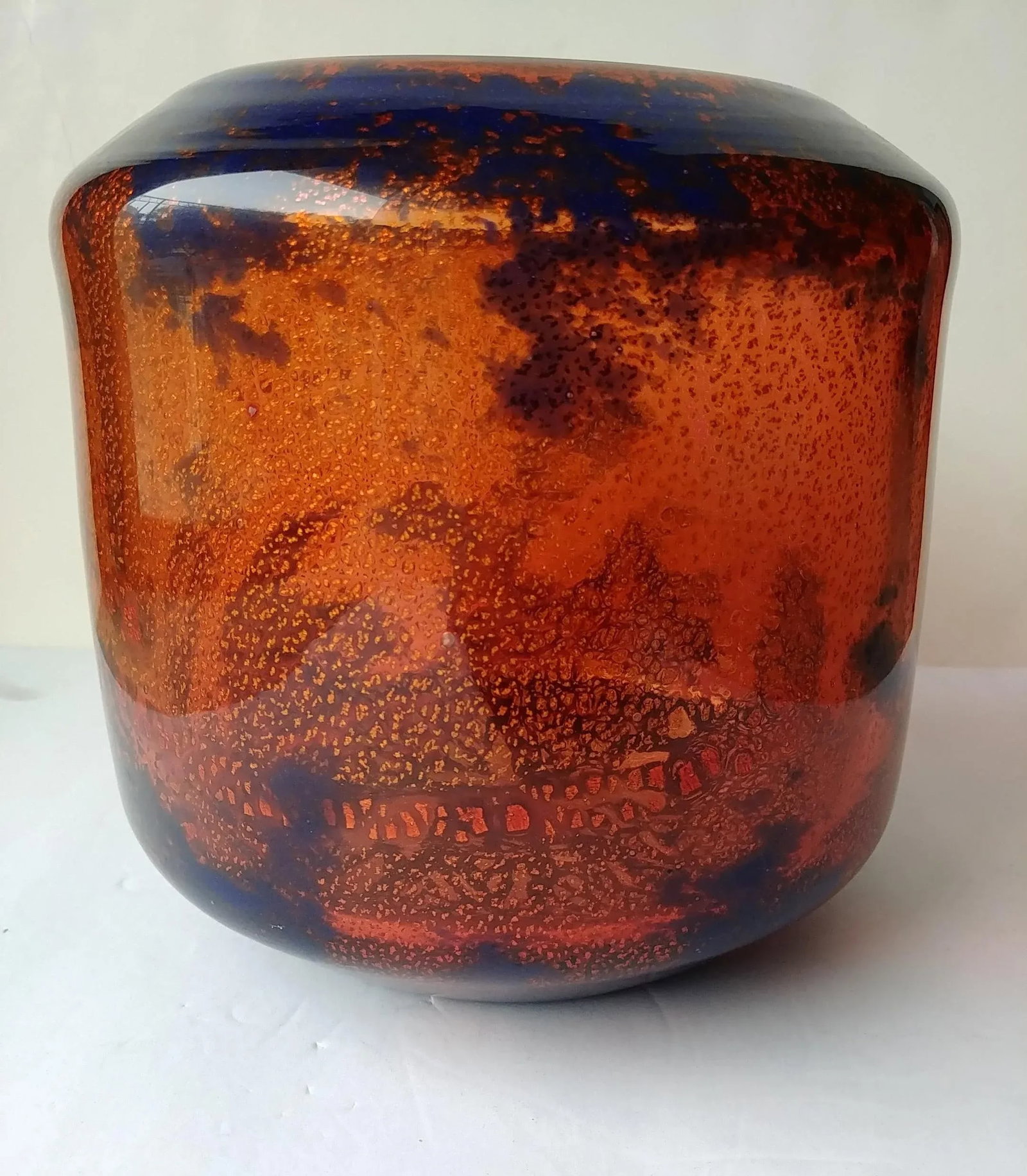 Muller Freres Luneville French Silver Glass Vase, Signed - 5