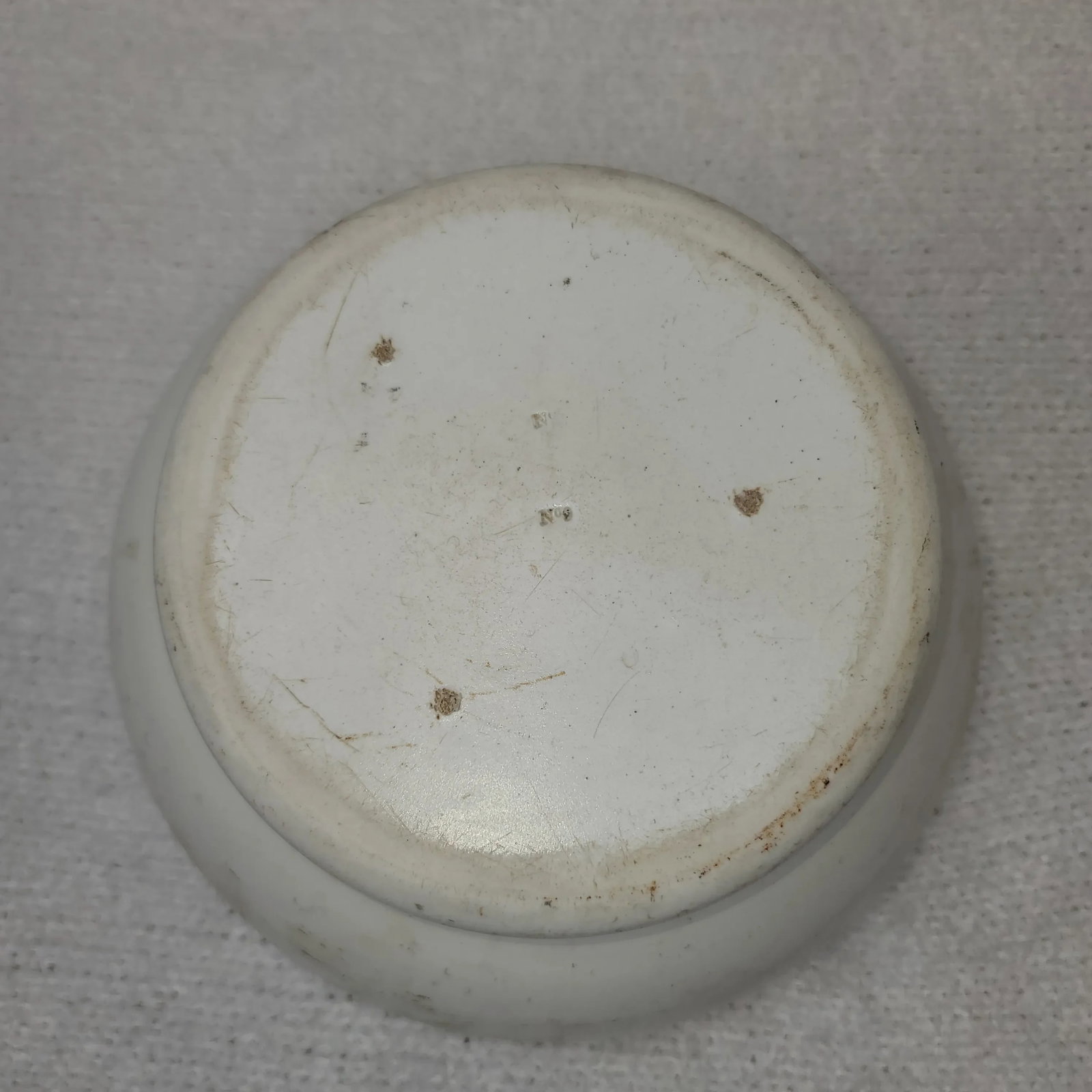 Antique English Ceramic Mortar and Pestle - 2 Pieces - 11