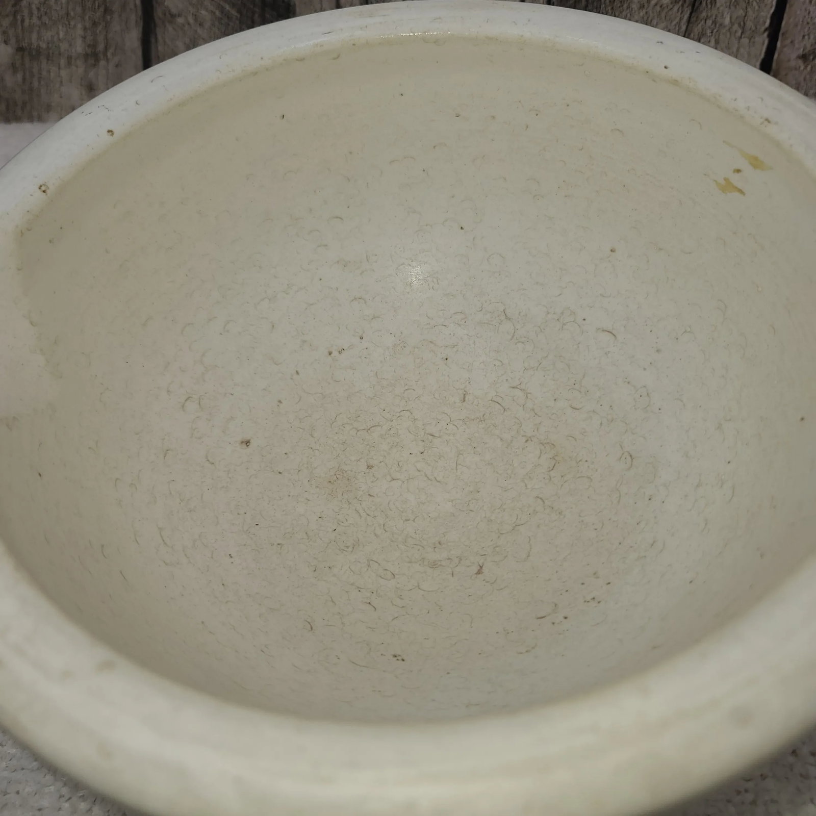Antique English Ceramic Mortar and Pestle - 2 Pieces - 6