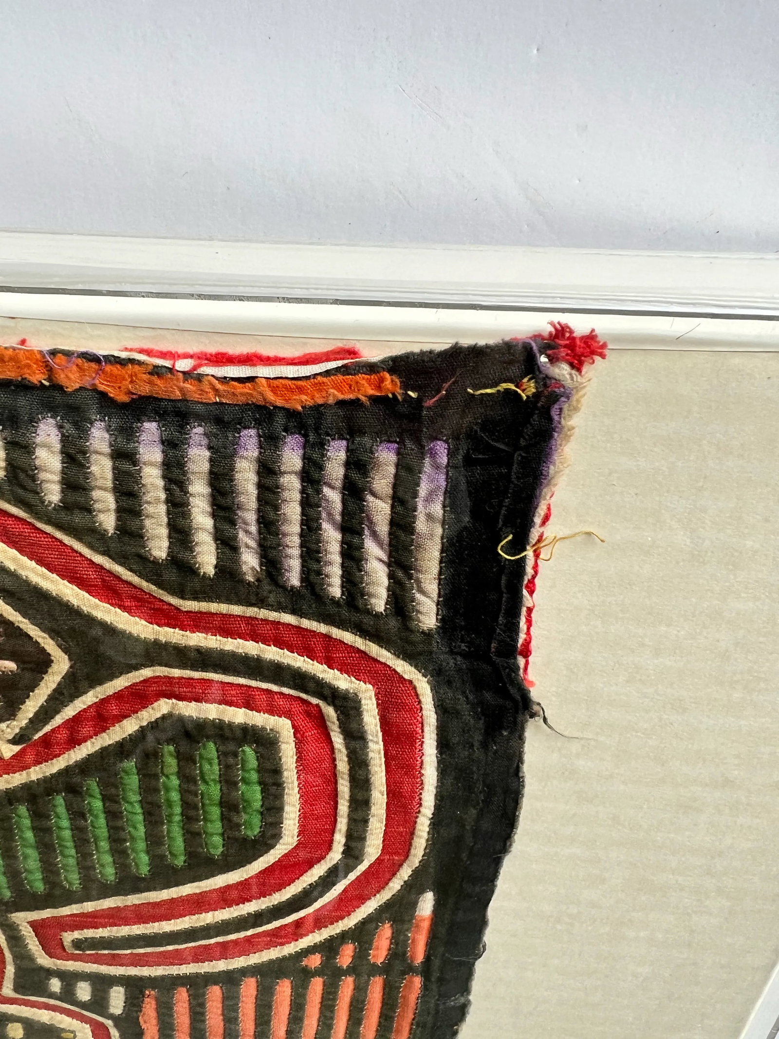 Vintage Framed Mola Textiles - 5