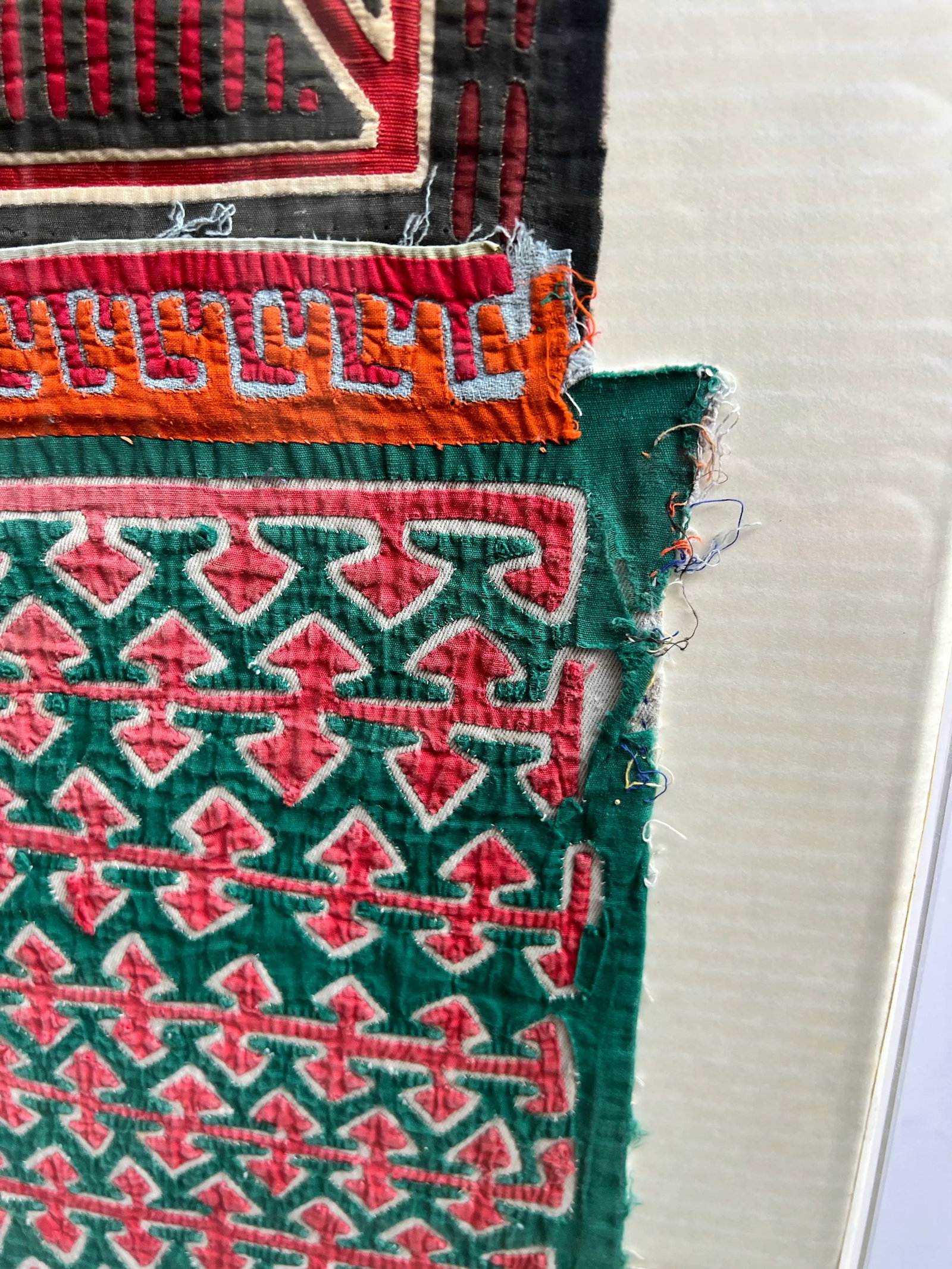 Vintage Framed Mola Textiles - 6