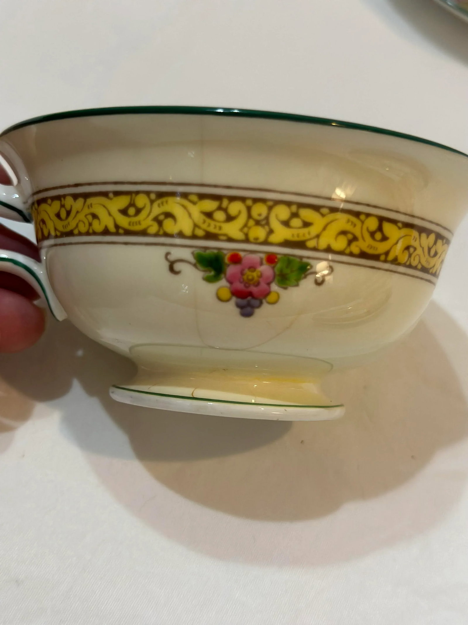Early 20th Century Wedgwood St Austell Tea Cup & Saucer Set- 10 Pieces - 5