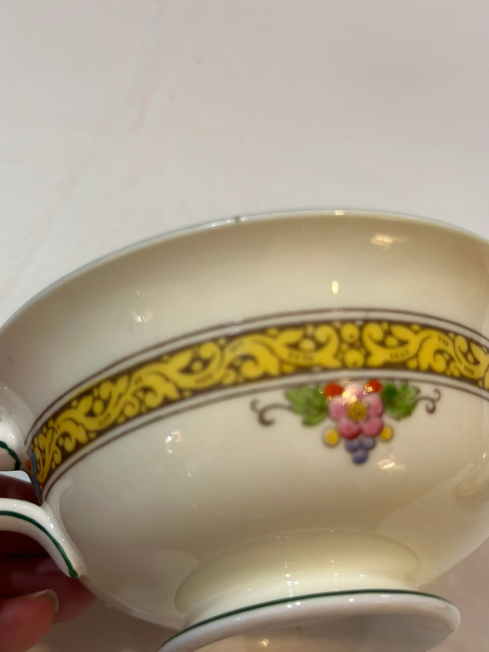 Early 20th Century Wedgwood St Austell Tea Cup & Saucer Set- 10 Pieces - 6