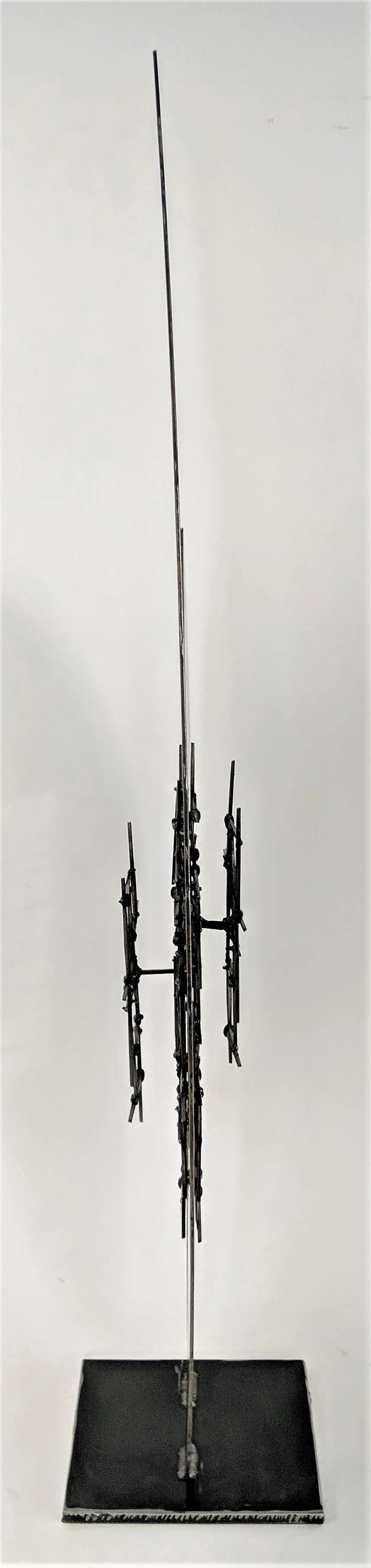 Abstract Modernist Steel and Mason Nail Sculpture - 5