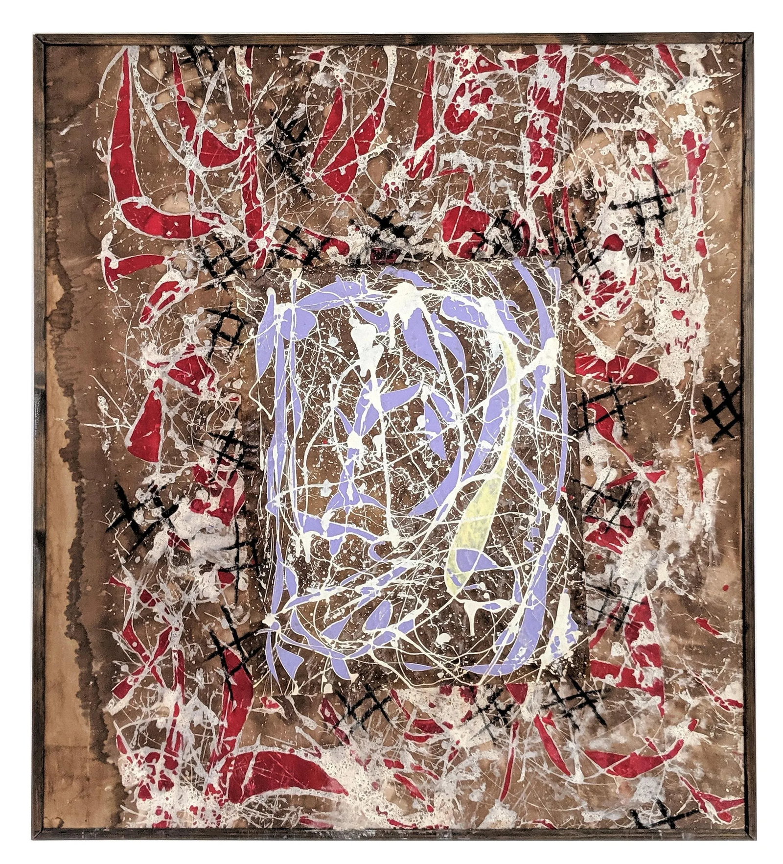 Andrea Bonora Absract Oil on Canvas Painting - 13