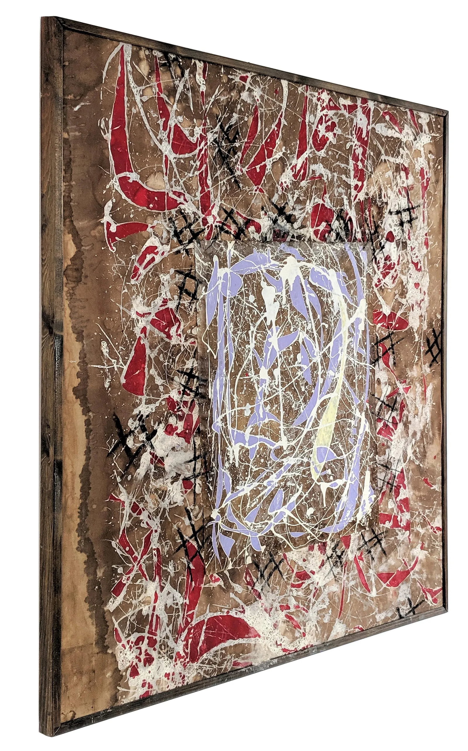 Andrea Bonora Absract Oil on Canvas Painting - 2