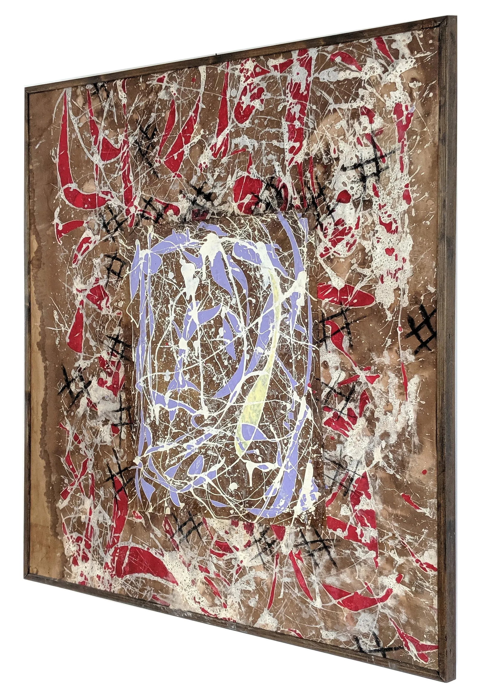 Andrea Bonora Absract Oil on Canvas Painting - 3