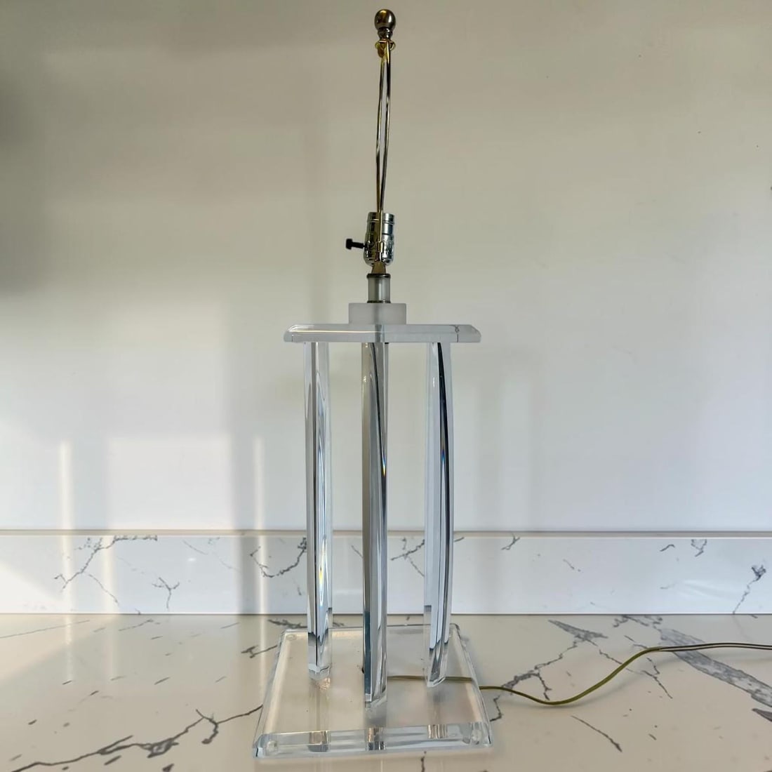 Van Teal Style Lucite Table Lamp - 2