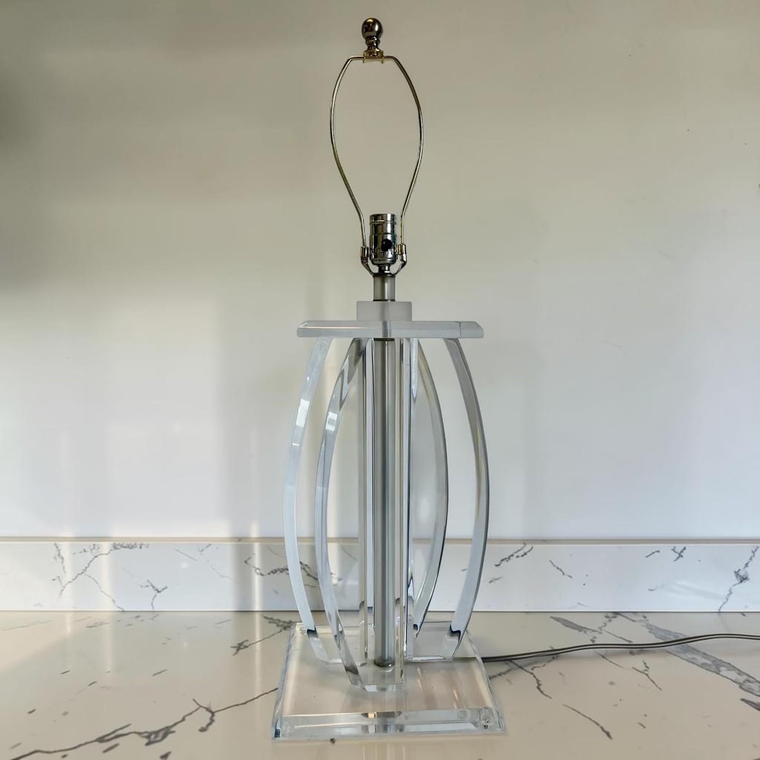 Van Teal Style Lucite Table Lamp - 3