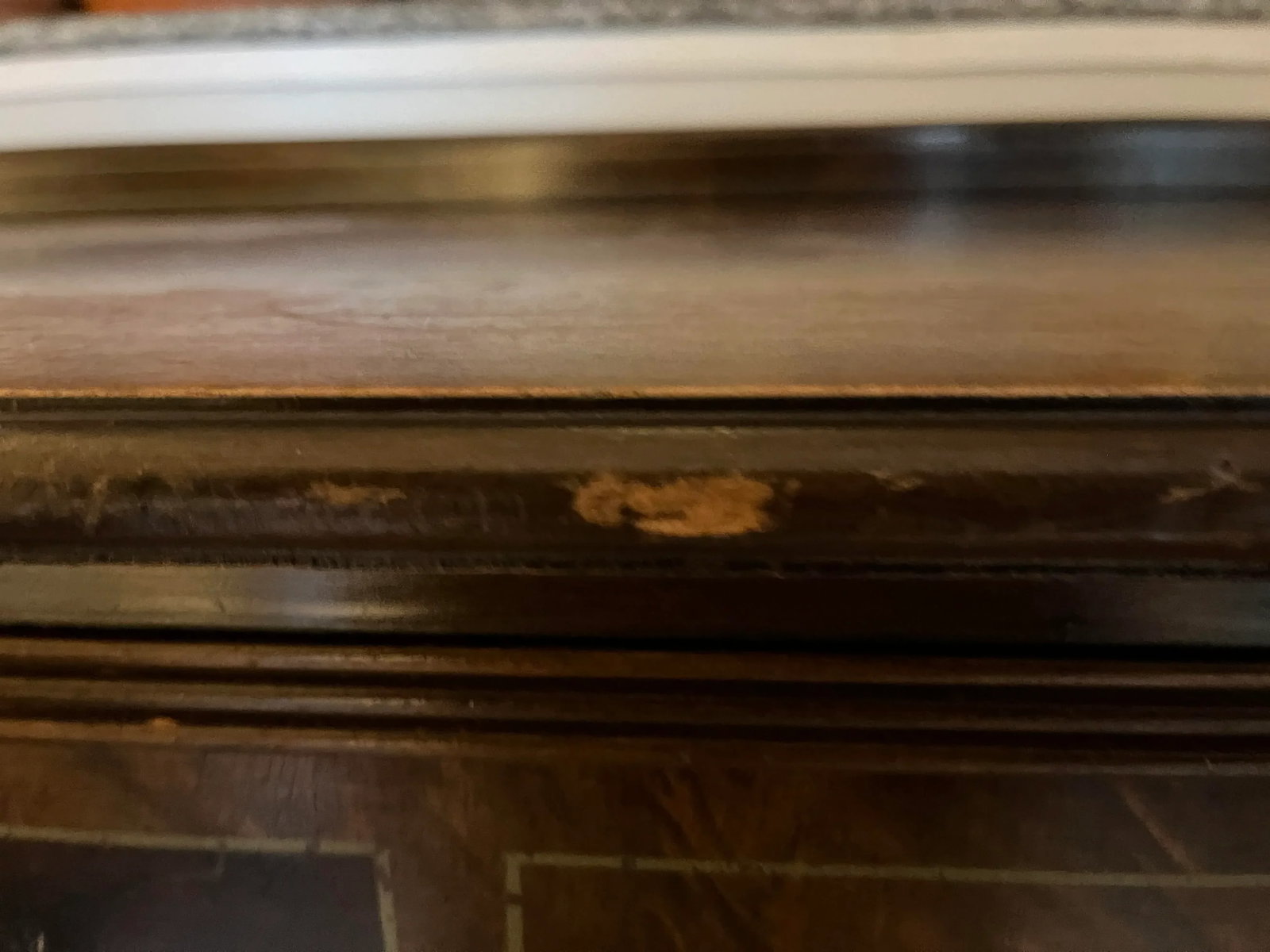 Antique Mahogany 4 Drawer Dresser With Casters. By Charles R Sligh - 9