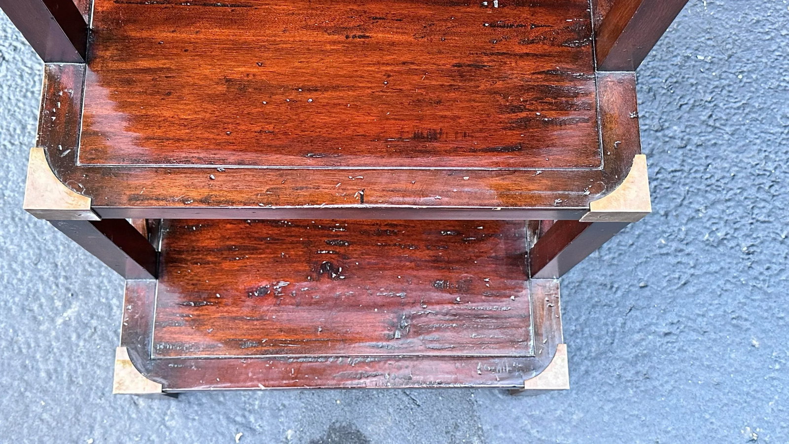 Henredon Campaign British Colonial Style Library Steps - 5