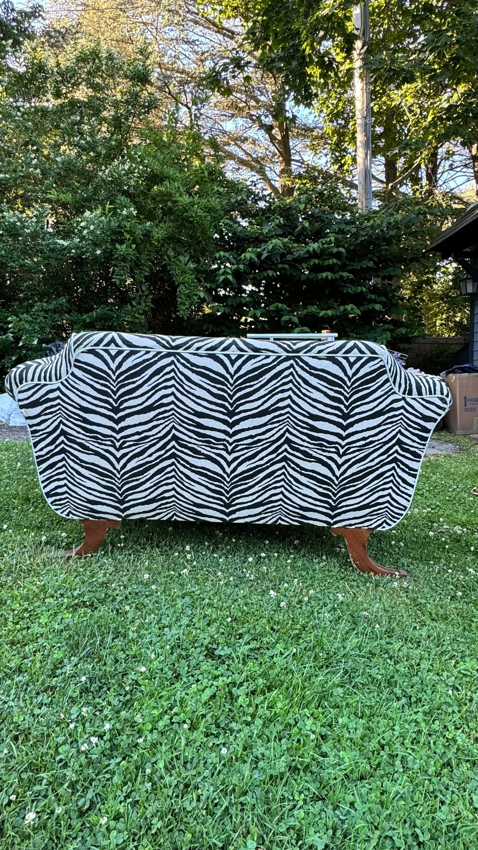 Antique Traditional Style Loveseat - 2