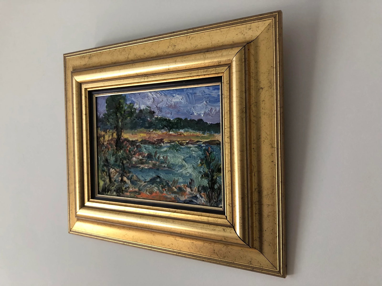 Mid 20th Century Vintage Swedish Landscape Painting, Framed - 3