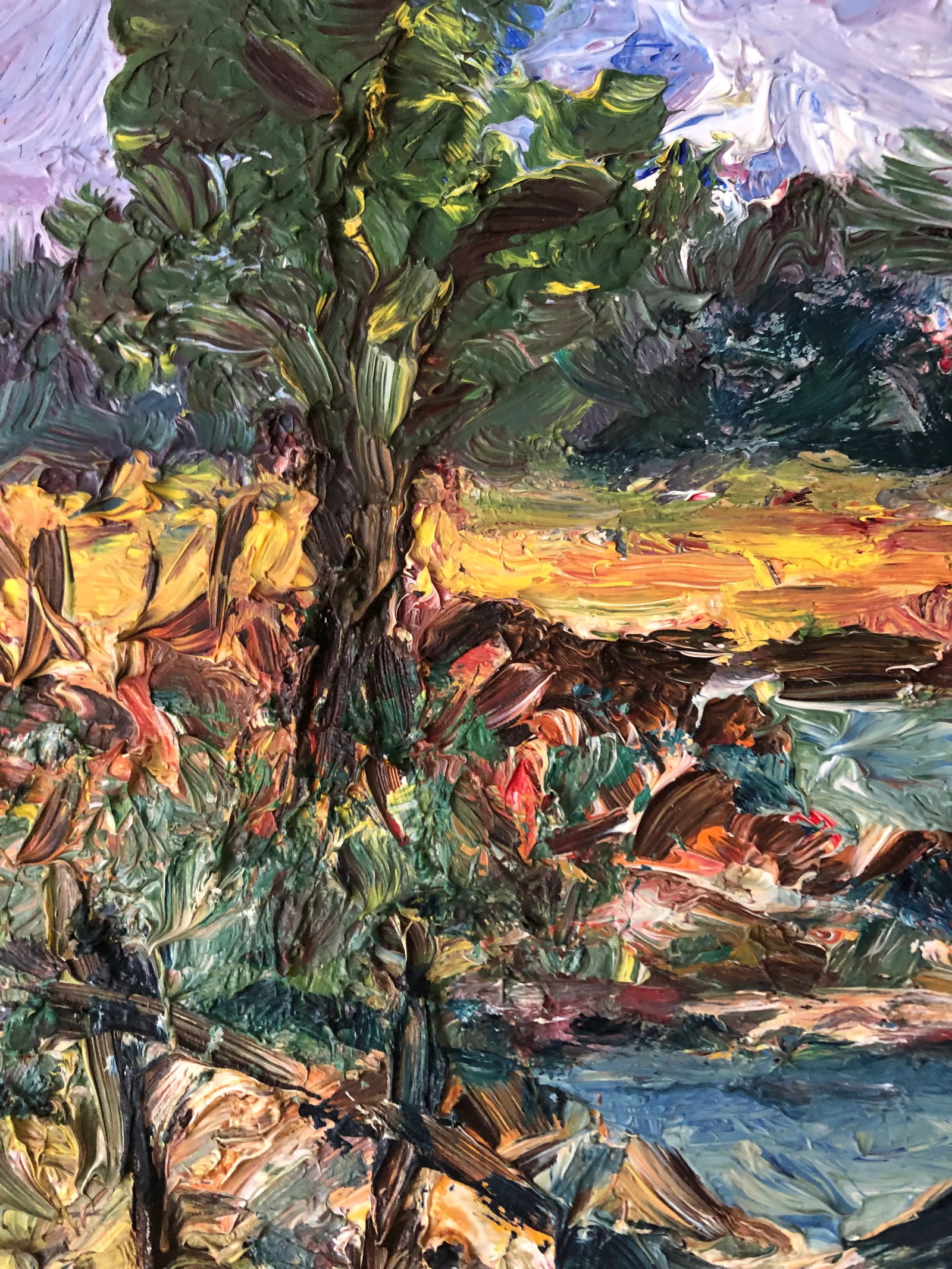 Mid 20th Century Vintage Swedish Landscape Painting, Framed - 5