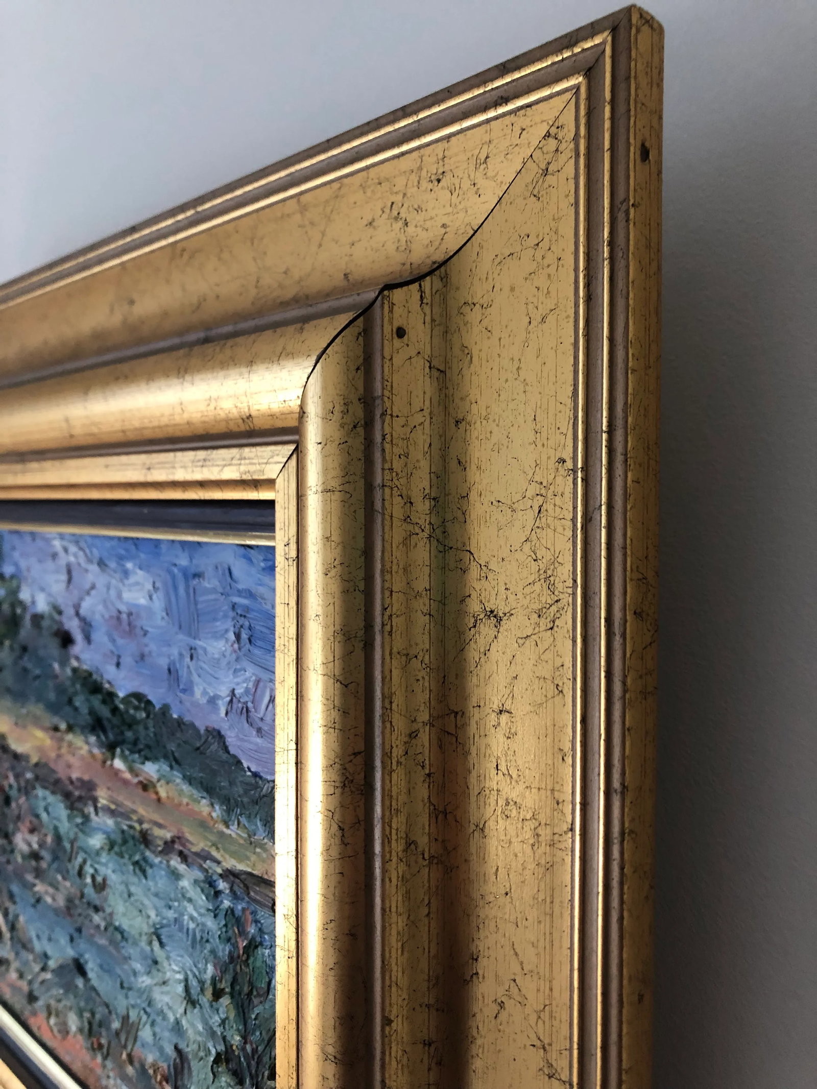 Mid 20th Century Vintage Swedish Landscape Painting, Framed - 7
