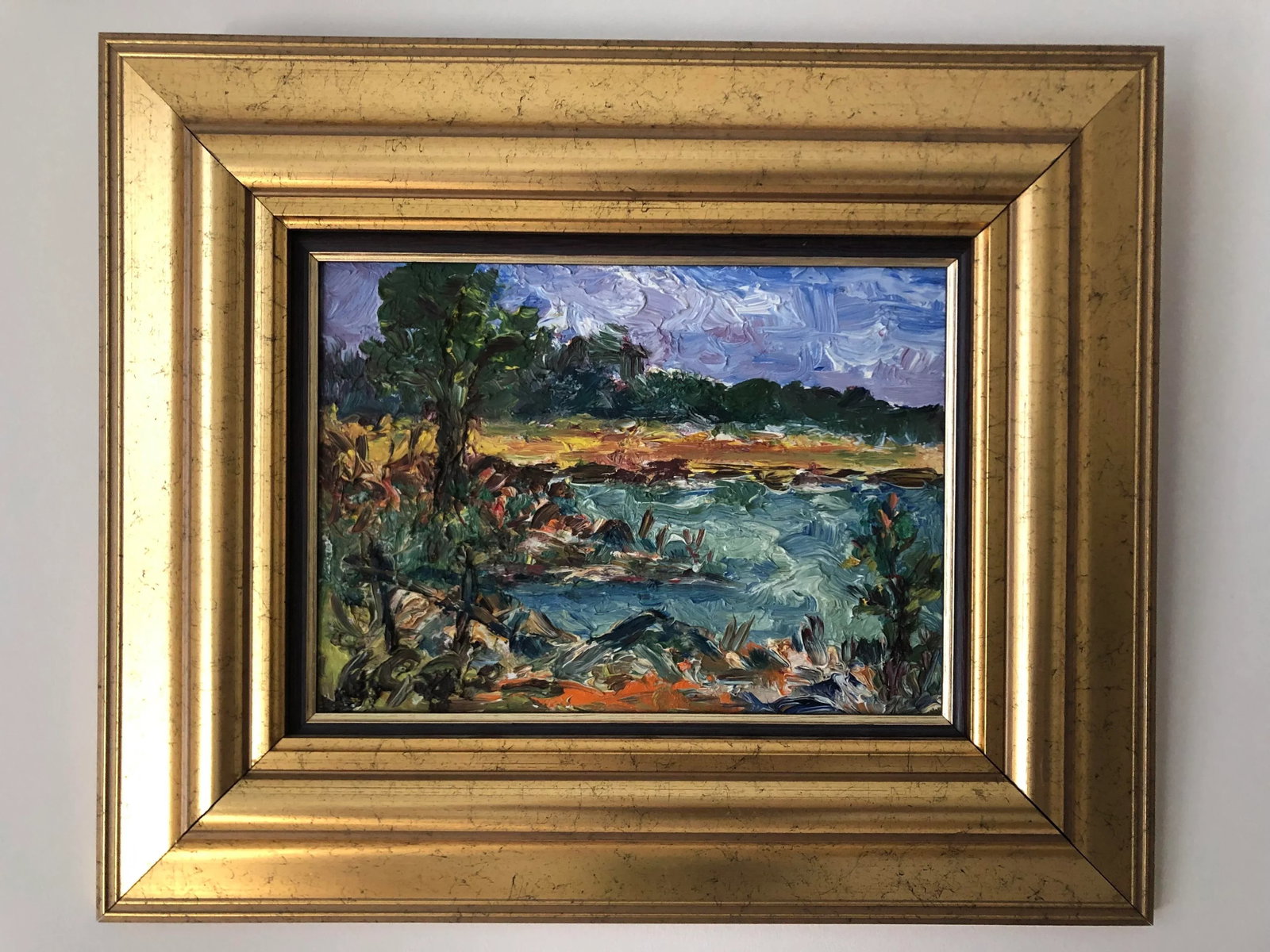 Mid 20th Century Vintage Swedish Landscape Painting, Framed - 8
