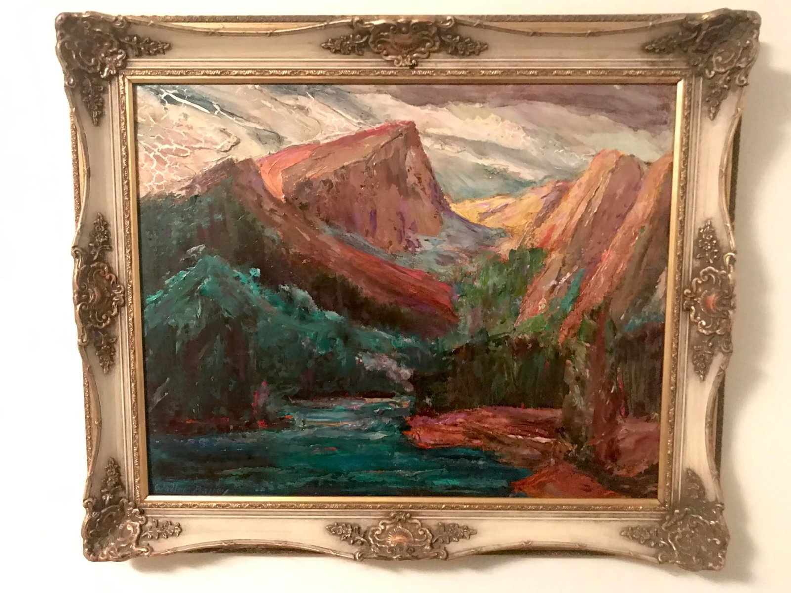Untitled American Western Landscape Oil Painting by Walter a Bailey - 7