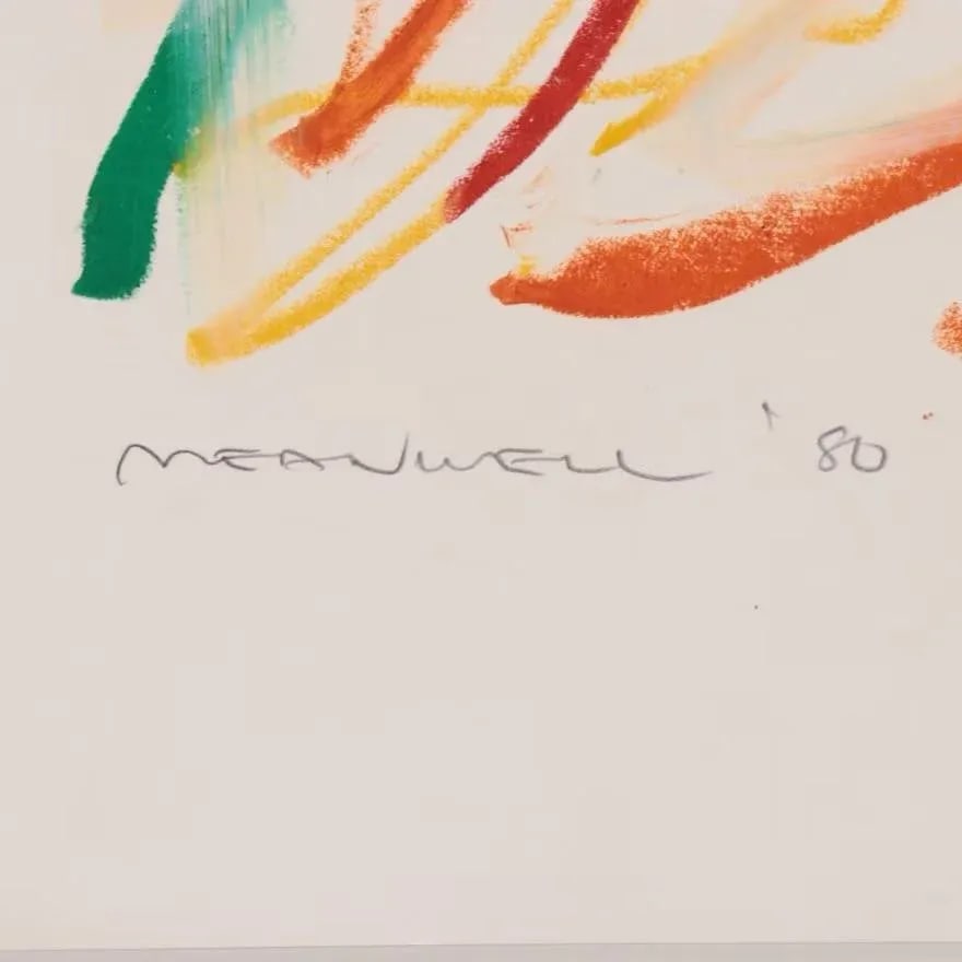 Jack Meanwell Abstract Mixed Media Figures Painting - 4