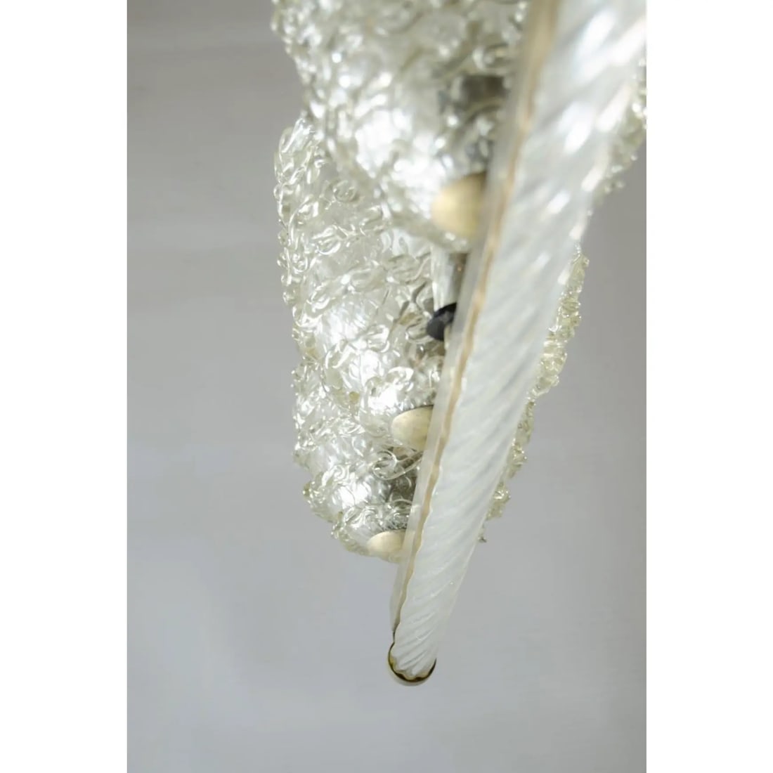 1950s Murano Glass Ceiling Light Attributed to Barovier - 5