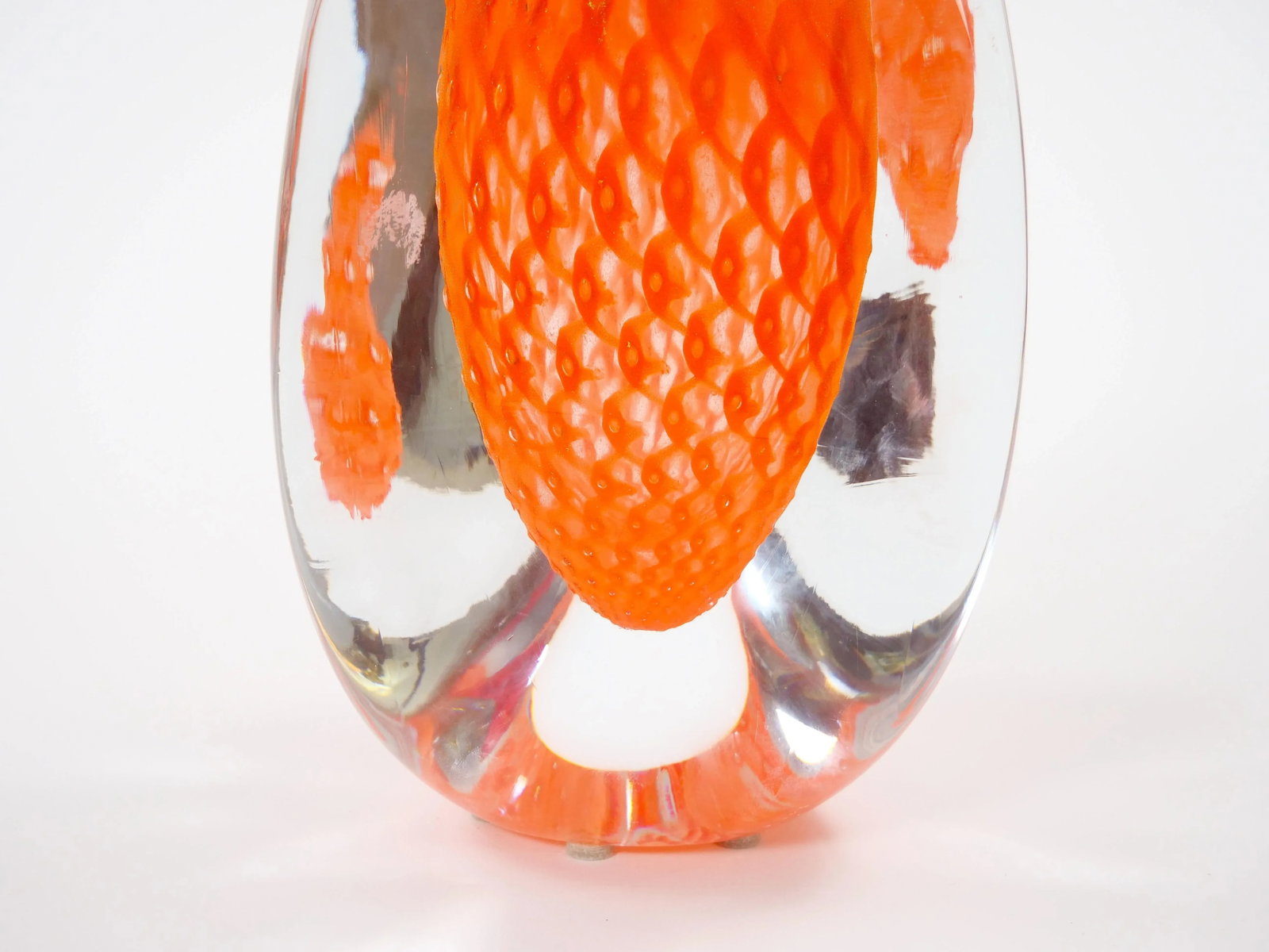 Mid-Century Modern Murano Mouth-Blown Geometric Shape Vase by Giampaolo/ Italy - 7