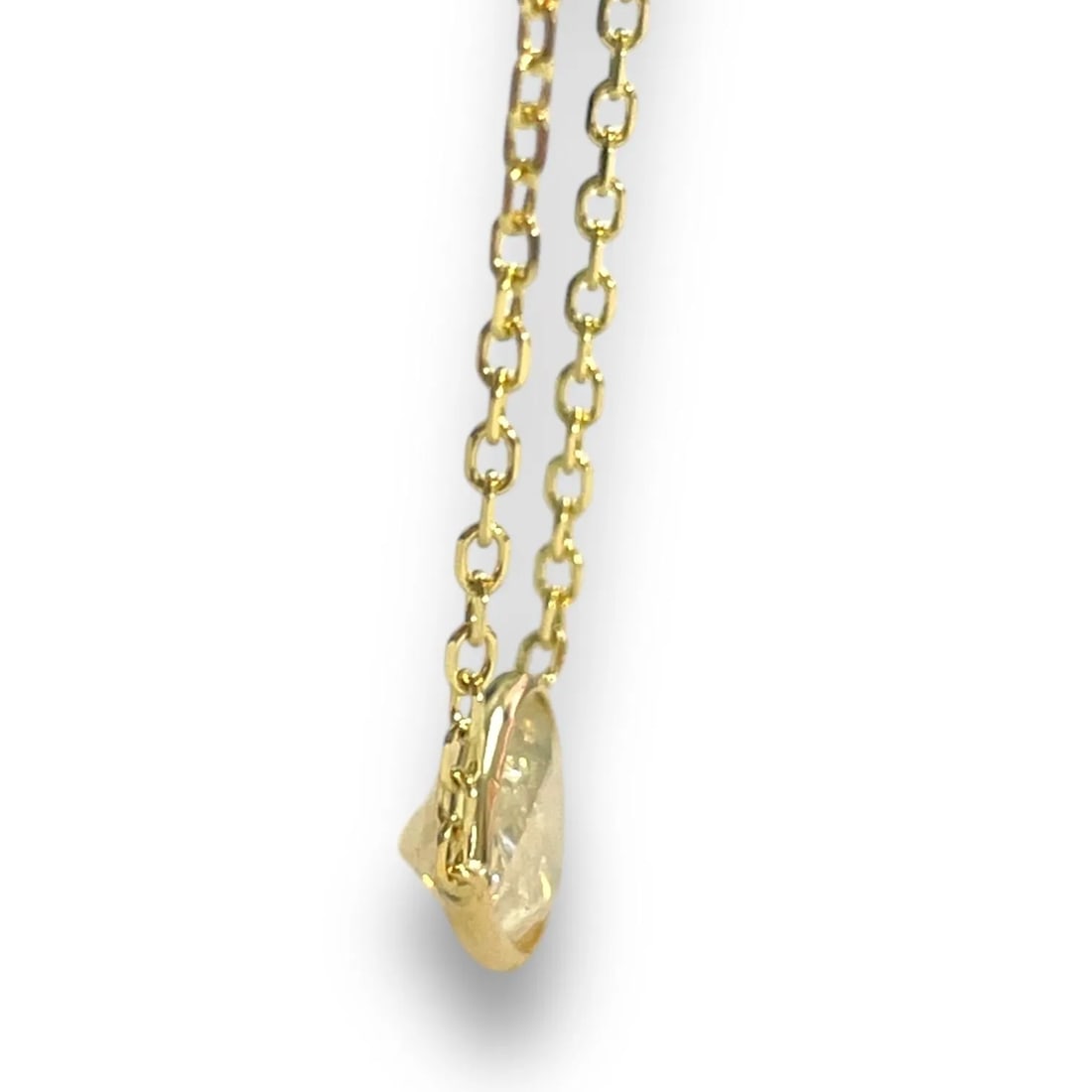 14k Yellow Gold 1.72ct Natural Diamond Bezeled Necklace - 5