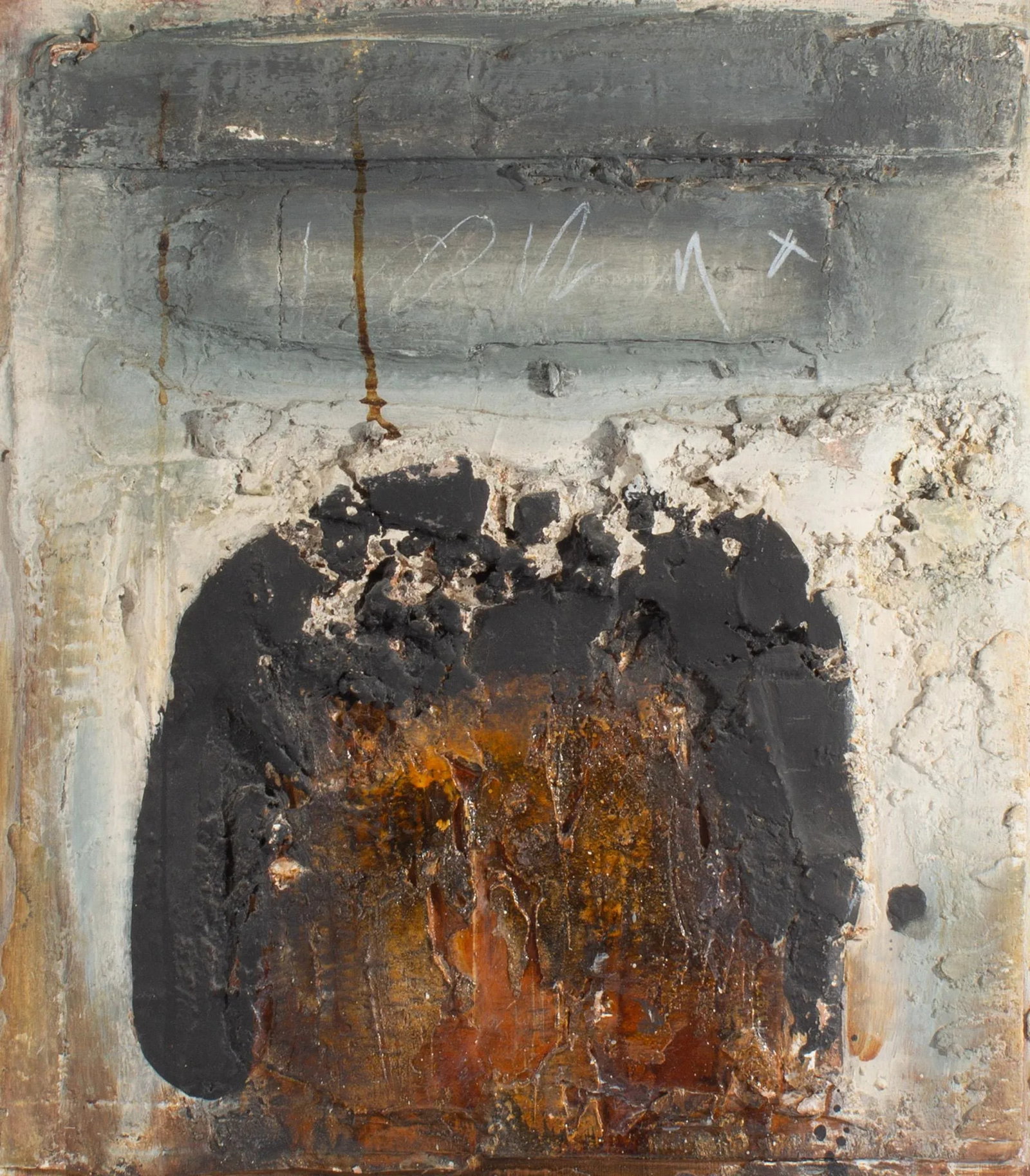 1998 "Asoko V" Mixed Media Wall Assemblage by Juliet Holland - 2